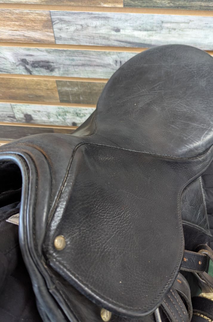 USED Charles De Kunffy Dressage Saddle 17" Black