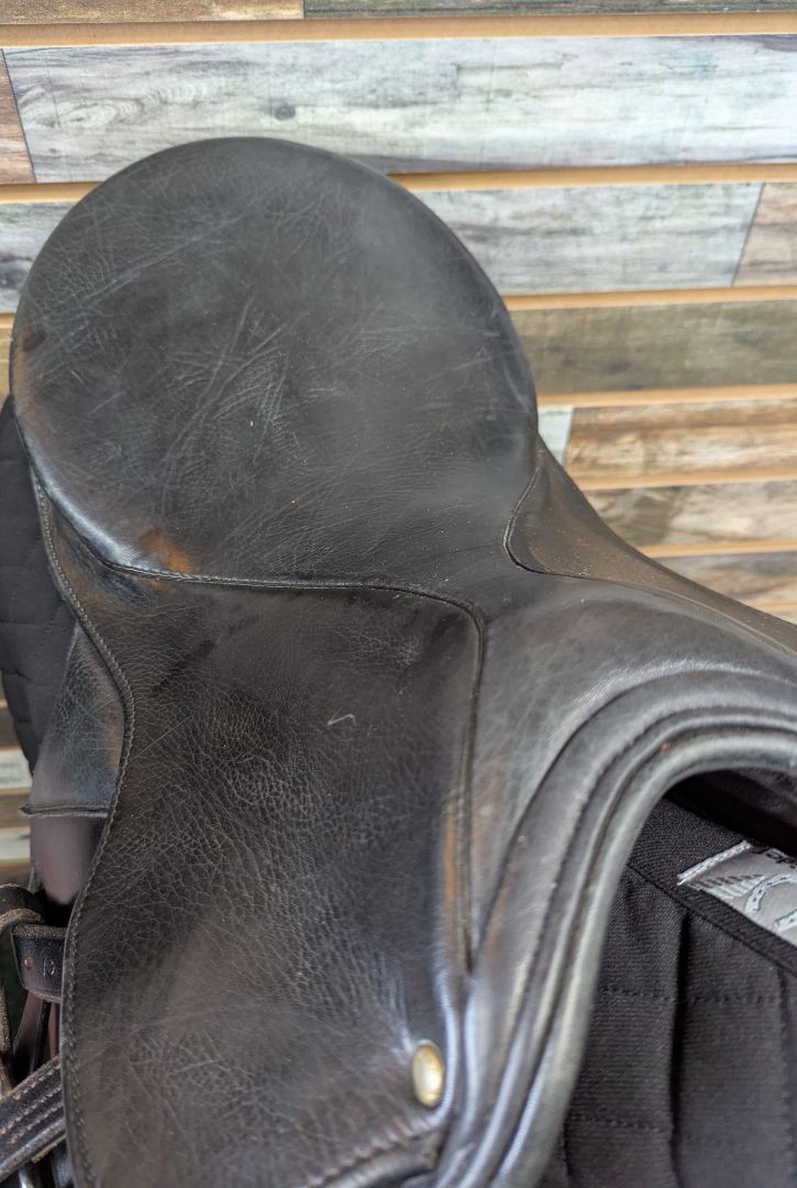 USED Charles De Kunffy Dressage Saddle 17" Black