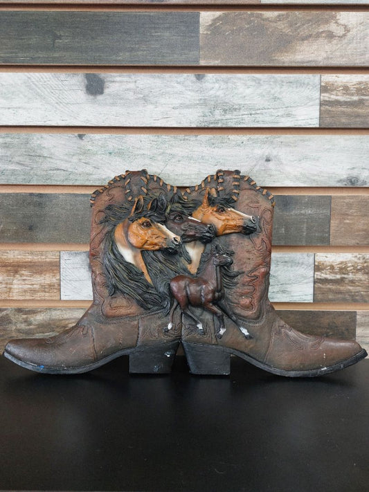 USED Transpac Wall Art  Brown/Black