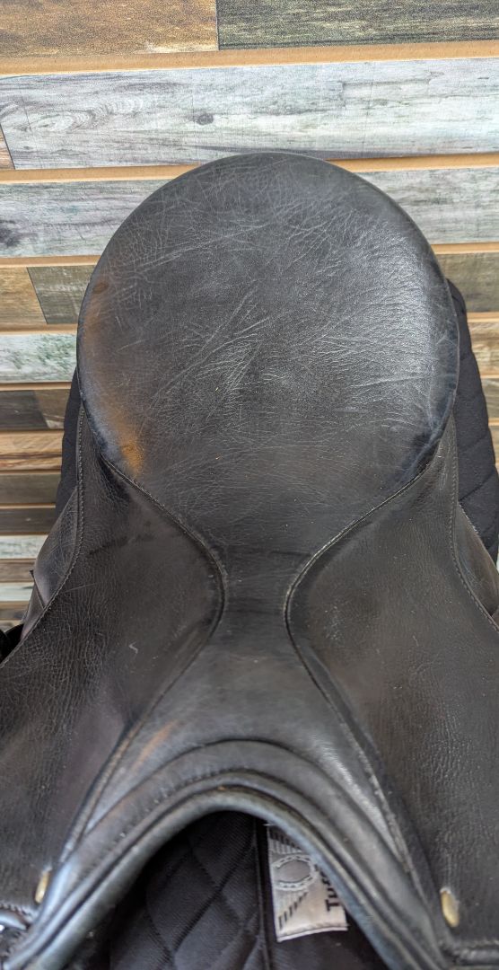 USED Charles De Kunffy Dressage Saddle 17" Black