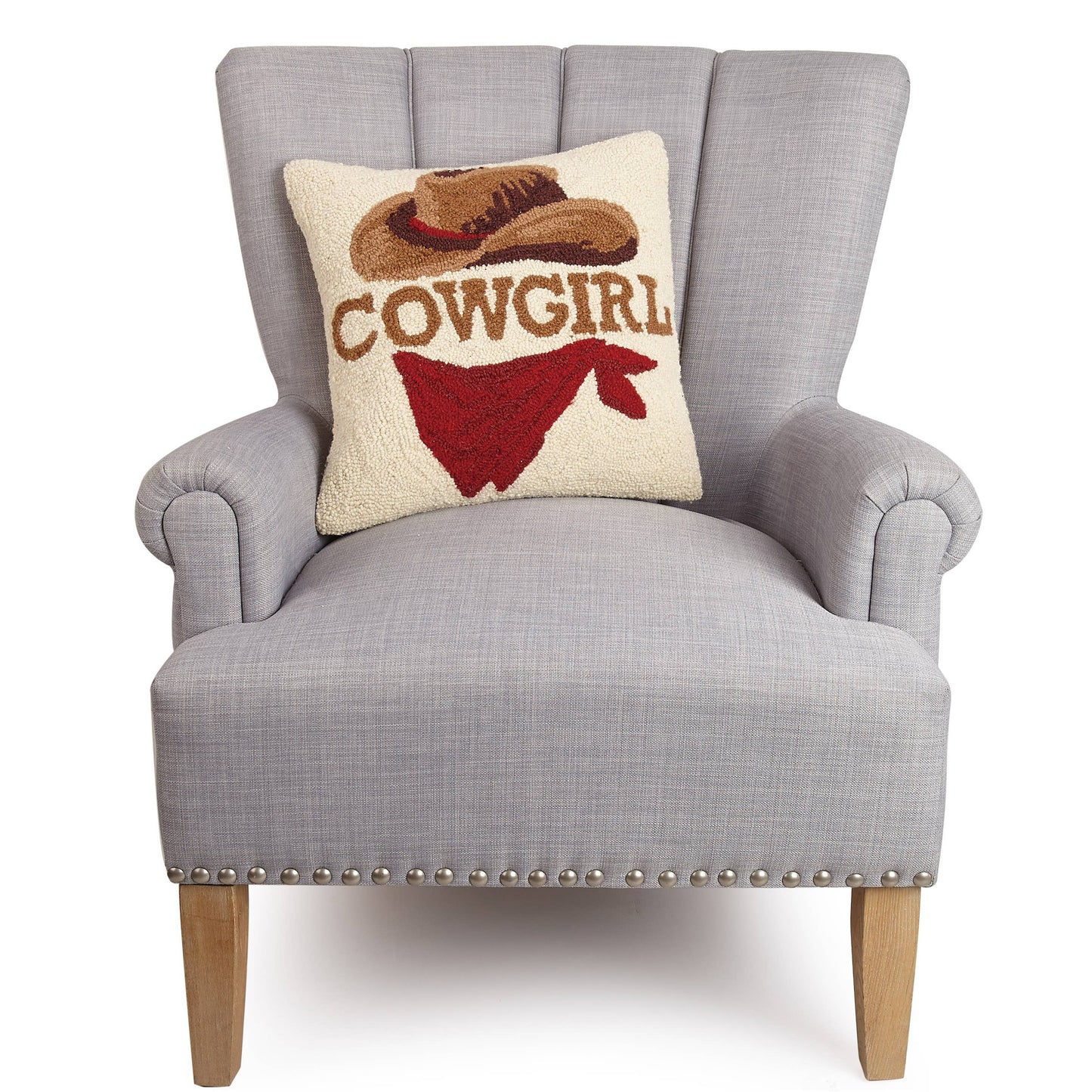 Cowgirl Cowboy Hook Pillow