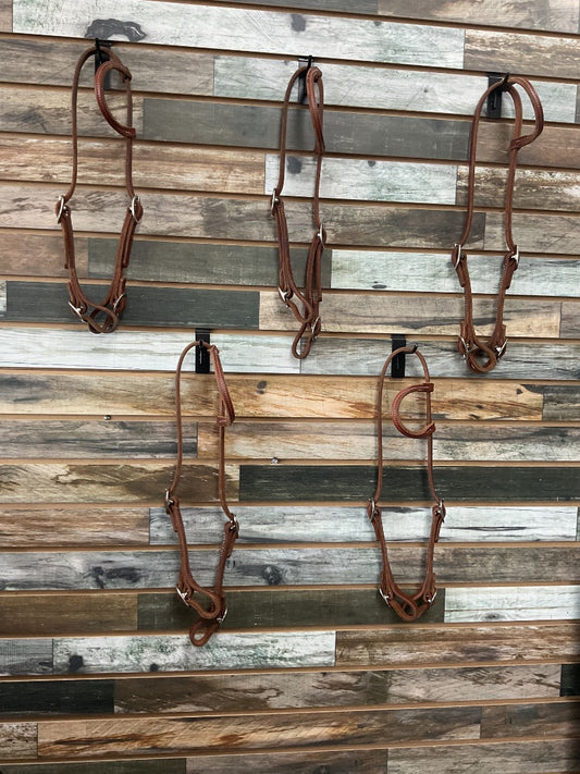 USED SmartPak One Eared Headstall Horse Medium Oil