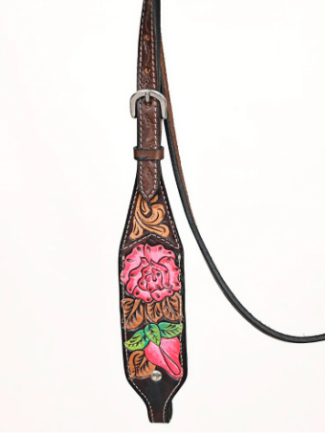 Hilason Western Horse Floral Headstall