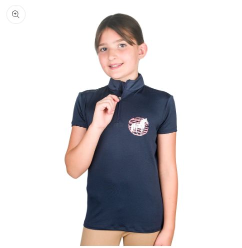 ERS - EquiStar® Quarter Zip SunShirt - Short Sleeve CHD