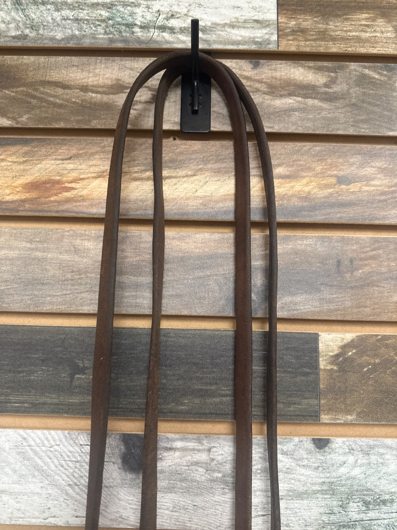 USED  Western Split Reins 1/2” Dark Oil