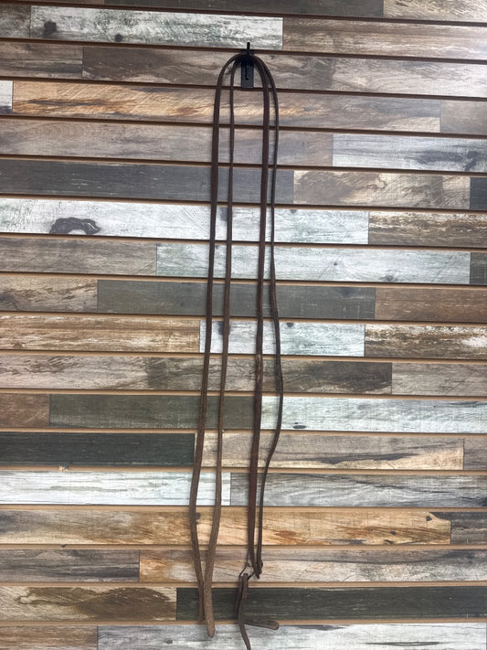 USED  Western Split Reins 1/2” Dark Oil