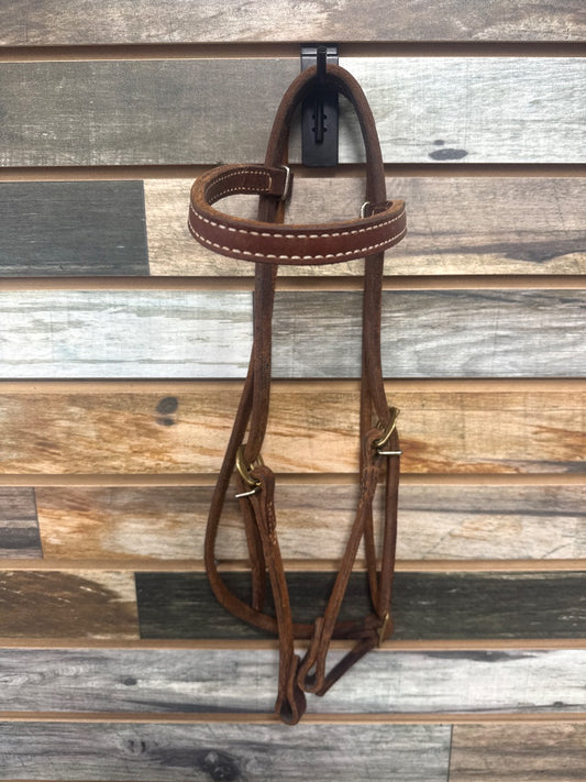 USED Weaver Western Headstall Browband Horse Dark Oil