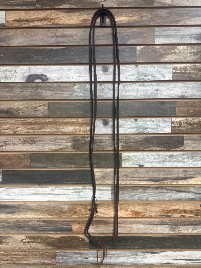 USED Murphy Leather Western Headstall With Reins Horse Dark Oil