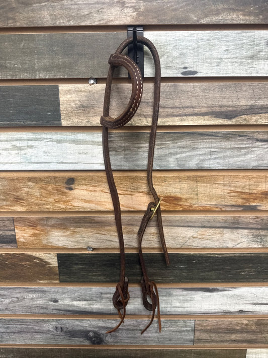 USED Cowperson Tack One Ear Headstall Horse Dark Oil