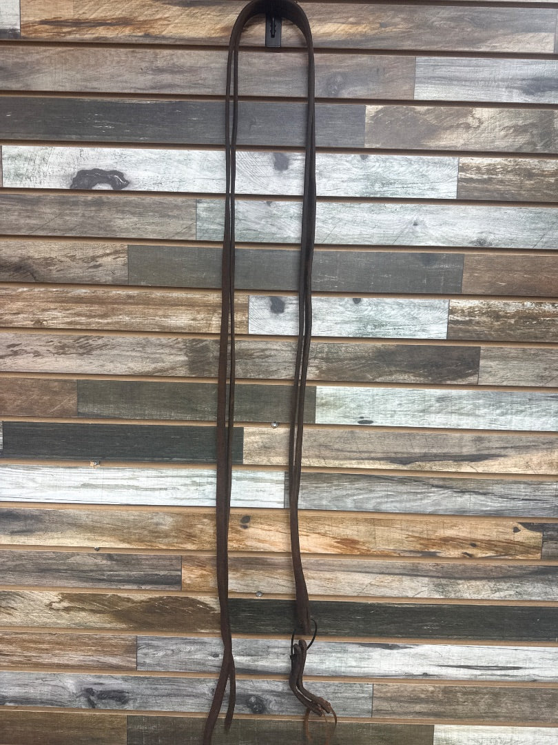 USED Murphy Leather Western Headstall With Reins Horse Dark Oil