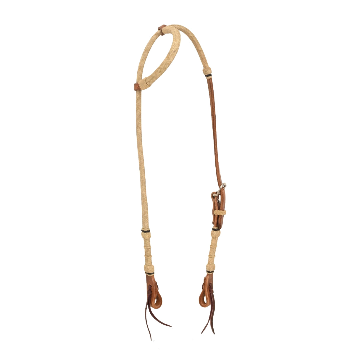 Oxbow Tack - Harness Slip-Ear with Rawhide Knots